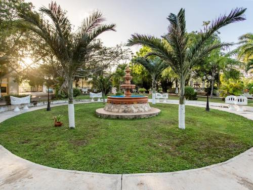 Garden, Hotel Hacienda Sanchez in Sta Lucia