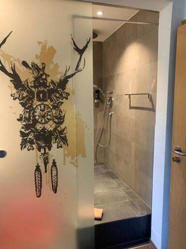 淋浴間, Hotel Il David in 黑森林科尼斯菲爾德
