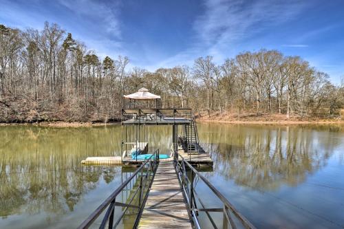 Large Lavonia Home with Party Dock on Lake Hartwell! in Lavonia, USA