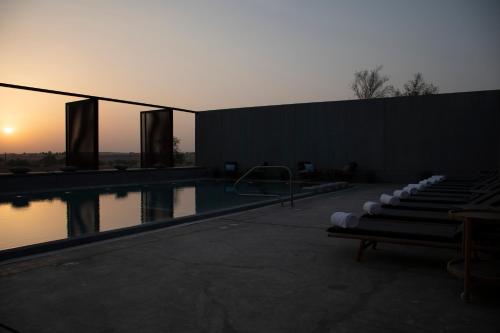 Swimming pool, Al Faya Retreat in Sinadil