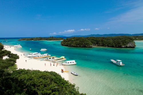 이시가키 Regina Ishigaki Kabira Sky / Two-Bedroom House 3성급 싱글룸 레스토랑