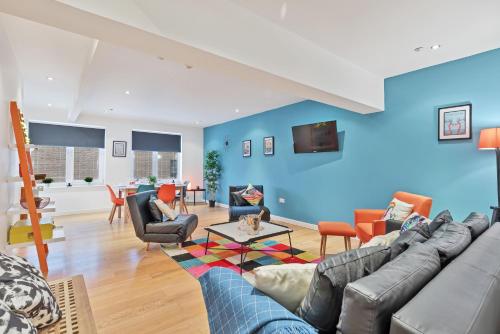Chalk Cliff View - fantastic central Lewes apartment - panoramic cliff views - Fast Wifi