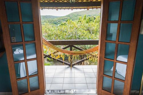 陽台/露台, 雷坎托達塞拉酒店 (Pousada Recanto da Serra) in 桑塔納杜裡亞舒