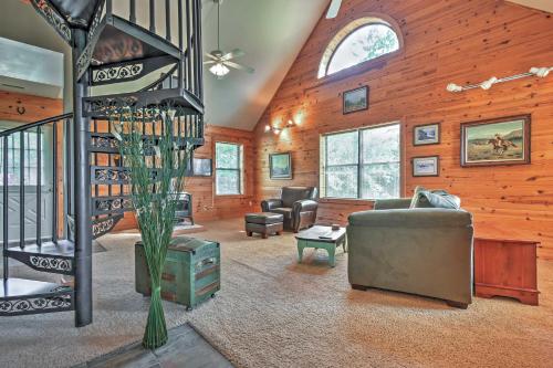 Hillside Cabin on 43 Acres with Private Lake and View! - Defiance