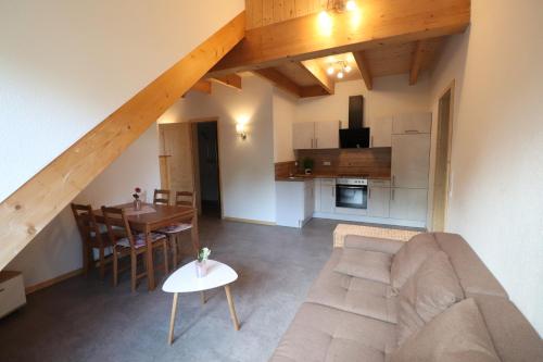 virtuve, Ferien- und Reiterhof Klein Stavern in Stavern