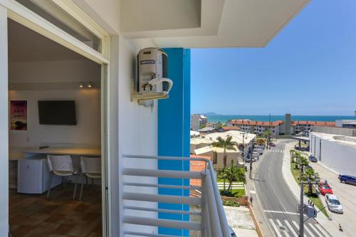 ระเบียง/ชานเรือน, Express Floripa Residence in ฟลอเรียนโนโปลิส