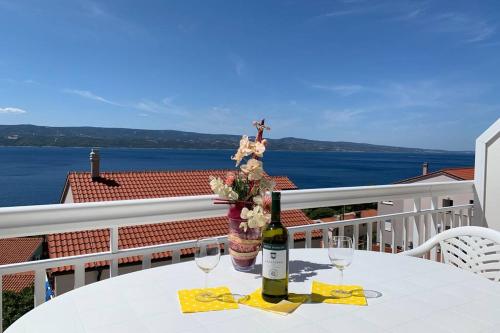 Kilátás, Apartment 1 with pool and amazing sea view in Lokva Rogoznica