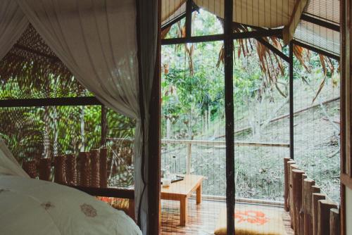 Balcony/terrace, Baansuan Chomchun near Kanta Elephant Sanctuary