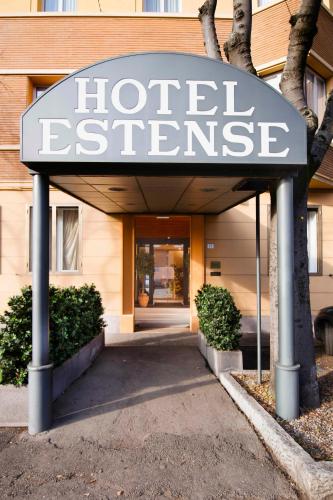 A szálláshely kívülről, Hotel Estense in Modena