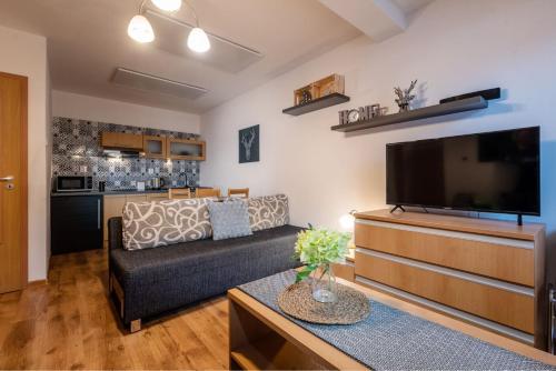 1 double bed, 2 sofa beds