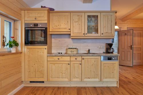 廚房, Ausseer Chalet (nahe Hallstatt), Appartements in 巴特奧塞鎮中心