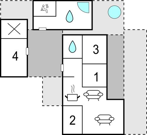 Nice Home In Nrre Nebel With Sauna