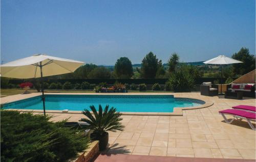 Stunning home in Creissan w/ WiFi, Outdoor swimming pool and 3 Bedrooms gîte à louer Quarante