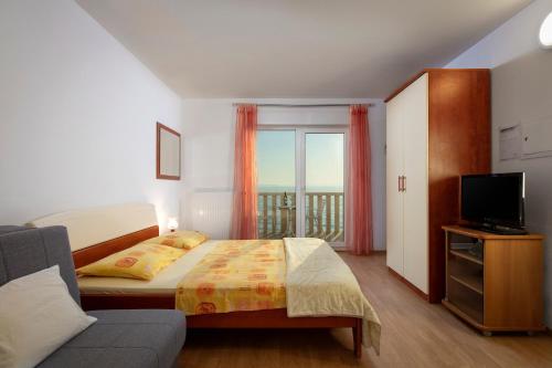 Studio with Sea View room in Apartments Antonio - Podstrana Split