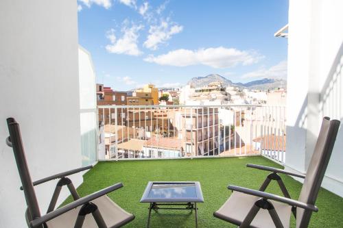 Balcó/terrassa, Hotel Benidorm City Olympia in Benidorm - Costa Blanca