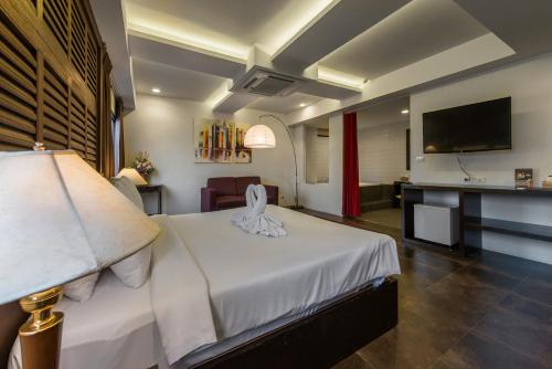 1 double bed