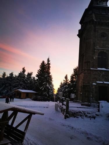 Kilátás, Auersberg Haus in Eibenstock