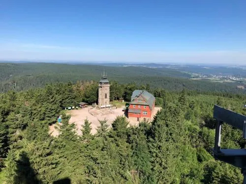 Auersberg Haus in Eibenstock, Deutschland