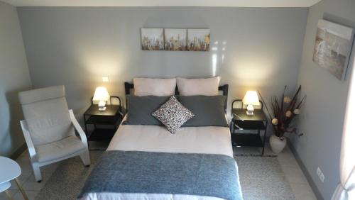 1 double bed