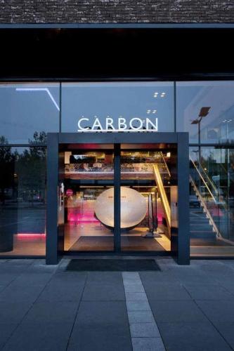 Bejárat, Carbon Hotel in Genk