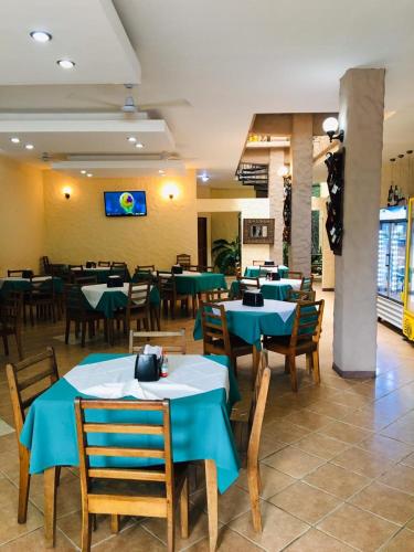 ห้องอาหาร, Hotel Casa Esmeralda in ซามารา