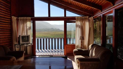Kilátás, Pirates Creek Self-Catering Chalets in Wilderness Vízpart