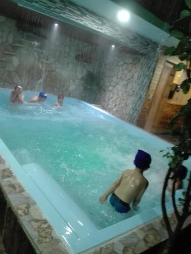Swimming pool, Spa Posada 4 Esquinas in Susacon