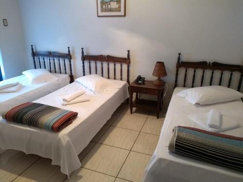 1 double bed, 3 twin beds