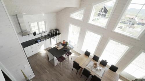 Konyha, Jarvso House. Ski In / Ski Out. in Söderhamn