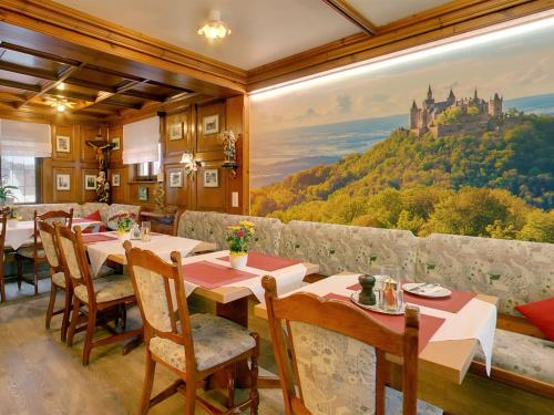 餐廳, Hotel Garni in der Breite in 阿爾布施塔特