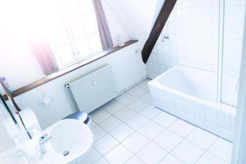 Badezimmer, Ferienwohnung Fiete in Stade