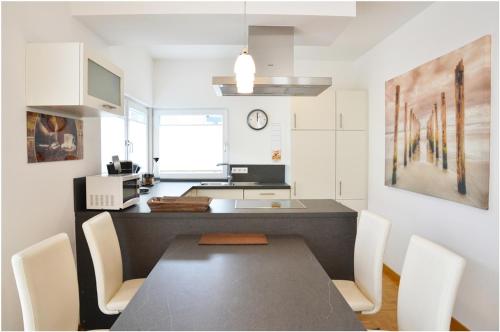 מטבח, Apartments Boardinghaus Norderney in נורדרנאי