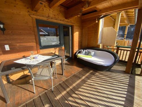 Balkong/terasse, Ferienwohnungen am Riedanger in Gstan