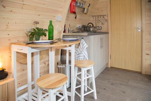 Clova pod, Kilry eco pods in Bridge of Craigisla