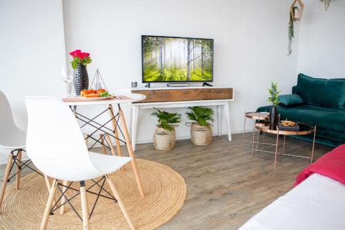 Modernes Apartment mit tollem Blick über die Stadt