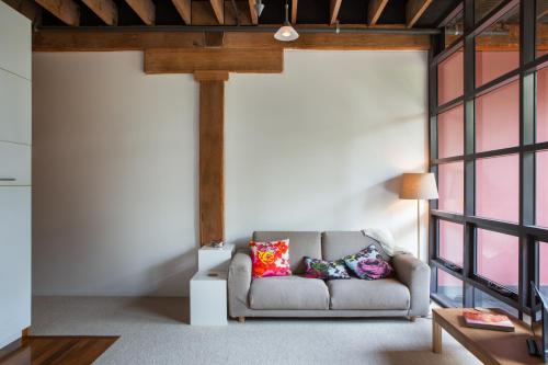 Warehouse Apartment with Balcony in Trendy Area