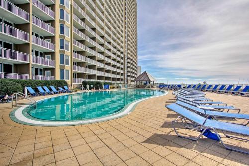 Breezy Oceanfront Panama Beach Condo with Pool Access - main image