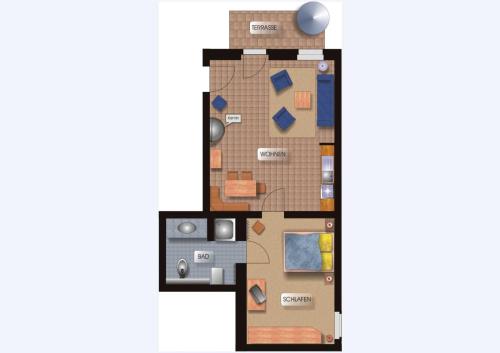 Kaiserhof WG1 mit Kamin
