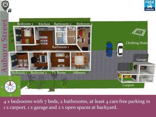 Wollongong station holiday house with Wi-Fi,75 Inch TV, Netflix,Parking,Beach photo 4