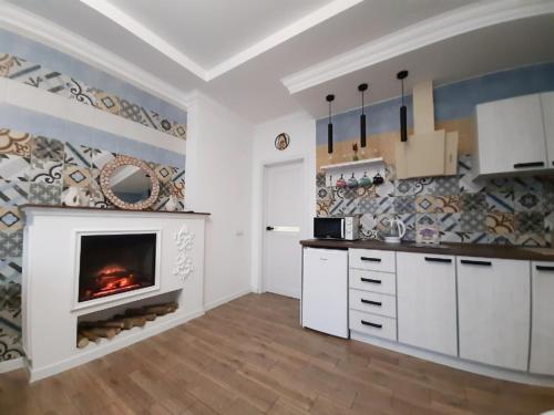 virtuve, 2 BDR apartment near Central Park, Center in Karkiva