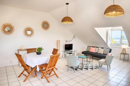 Appartement le Vergoz pres de la plage de Trou d'eau a Saline-les-Bains pour 2 personnes