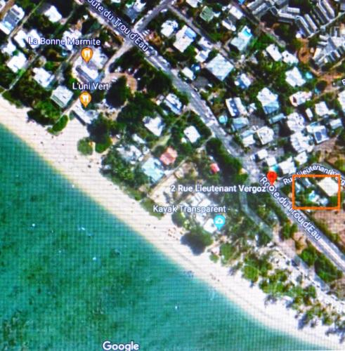 Bungalow Carpe Diem avec piscine et plage de Trou d'eau a Saline les bains pour 4 personnes