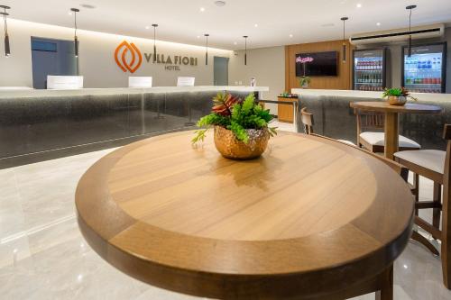 ล็อบบี้, Hotel Villa Fiori in ปอสซอสเดกาลเดส