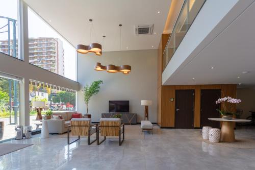 ล็อบบี้, Hotel Villa Fiori in ปอสซอสเดกาลเดส