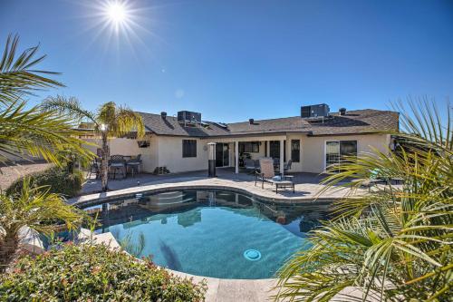 3 Mi to Westgate Desert Home with Hot Tub in Peoria