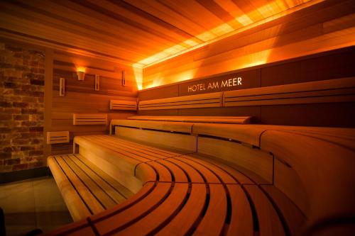 Sauna, Hotel AM MEER & Spa in Ostseebad Binz