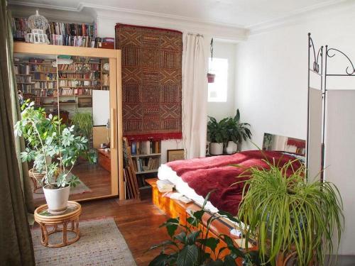 Very large private room with own bathroom, in Montmartre apartment - Pension de famille - Paris