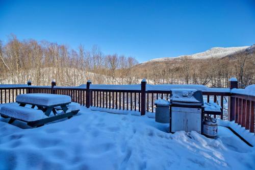 Ski Lodge Mtn Retreat with Fire Pit, Deck and Views! in Plattsburgh