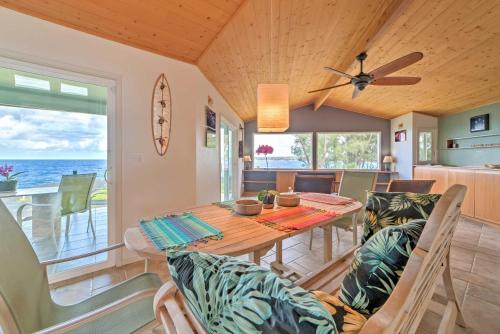 Direct Oceanfront, Big Island Home in Hawaiian Paradise Park