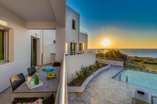 Balcony/terrace, Sunset Elafonisi Apartments in Innachori